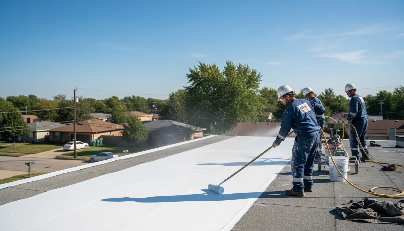 Commercial roof coating in Milroy, PA near me